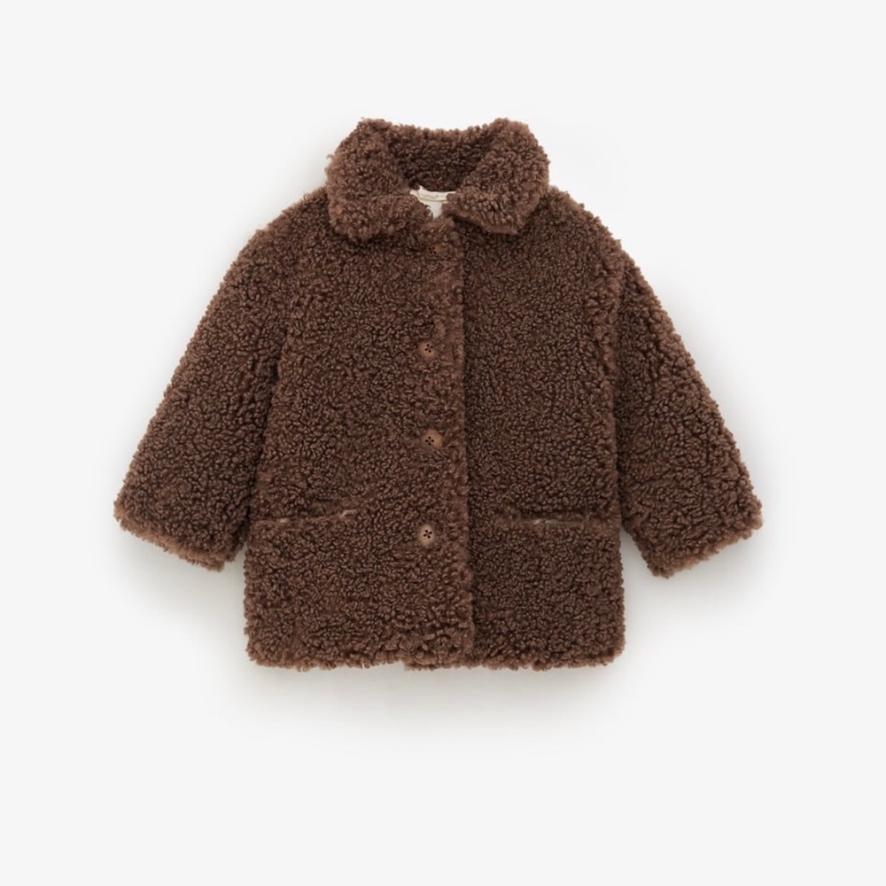 zara teddy coat